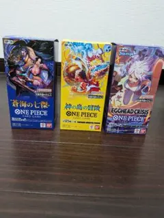 ワンピースカード　新品3ボックス