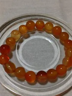 ★天然石ブレスレット※メノウ（瑪瑙）