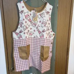 【新品】Winnie the Pooh 保育士エプロン M〜L