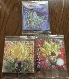 ドラゴンボール ウエハース　シール　15弾　フリーザ　孫悟空　バーダック　セット