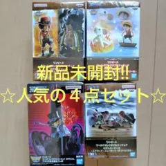 ワンピース　ワールドコレクタブルフィギュア　ログストーリーズ　４点セット