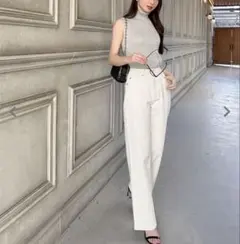 KOBE LETTUCE♡[ 岡部あゆみさんコラボ ]ワイドストレートデニム