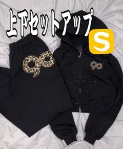 9090 女孩 90 Logo 拉鍊連帽衫 長褲 套裝