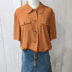 80s〜90s Chloe ヴィンテージ 半袖 ブラウス ブラウン サイズ40 - メルカリ