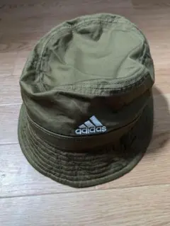 adidas/アディダス　コットンツイル ワンポイントロゴ サファリハット