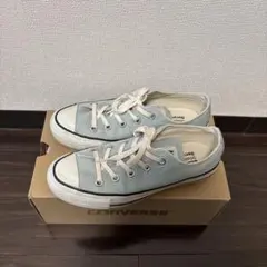 CONVERSE 水色 ローカットスニーカー
