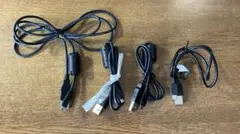 USBケーブル 4本セット miniA,microB