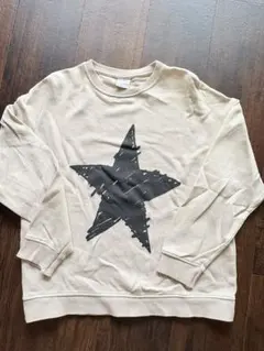 値下げしました⭐︎春⭐︎ZARA 星プリント トレーナー ベージュ