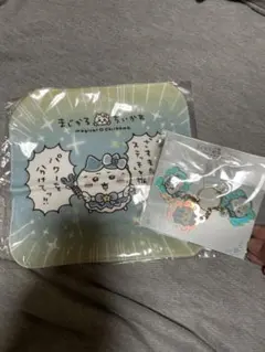 まじかるちいかわ　ハチワレ　ハンカチ・キーリングセット