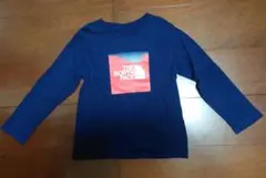 ノースフェイス 長袖 ネイビー 120　美品