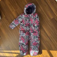 Baby Gap ✨花柄ロンパース✨12〜18m✨中綿入りアウター✨ソリ遊び