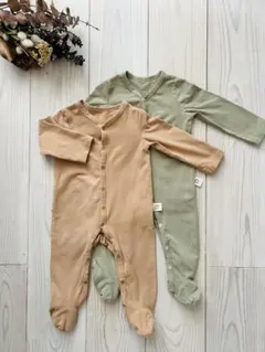 ロンパース2枚セット