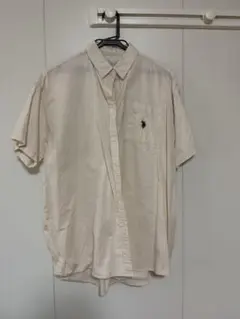U.S. POLO ASSN.ベージュ 半袖 ポロシャツ