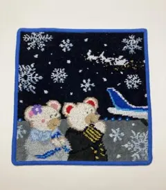 フェイラーハンカチ　ANA クリスマス冬　雪景色リーベ　リリア飛行機ANA制服のサムネイル