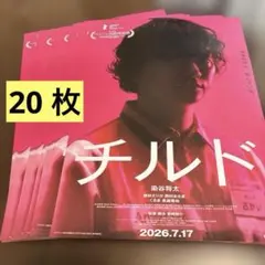 20 枚　映画 チルド フライヤー 染谷将太