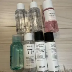 VT,medicube,Anua,COSRX化粧水ミニ6本セット