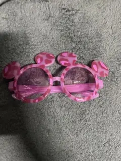 ミッキー耳付きピンク迷彩サングラス