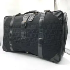 フェンディFENDI トラベルバッグ ボストン ズッカ FF柄 黒 スーツケースのサムネイル