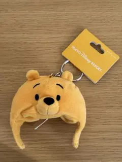 新品 東京ディズニーリゾート 곰돌이 푸 ファンキャップ キーチェーン