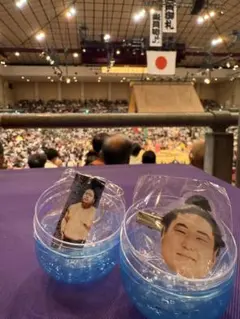 相撲 応援グッズ ガチャ若元春セット★日本相撲協会★新品未使用