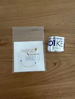 KO1KEYZ KEITOプラチャステッカー　銀テ