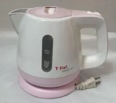 【ジャンク】 ティファール 電気ケトル T-fal ホワイト ピンク 0.8Lのサムネイル