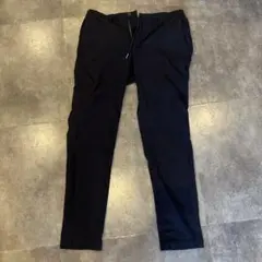 AZULネイビー チェック柄 スラックス