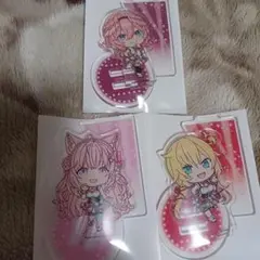 ホロライブ　アクリルスタンド　博衣こより　鷹嶺ルイ　赤井はあと