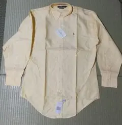 90sデッドストックRalph Lauren オックスフォードB.D.シャツ 黄