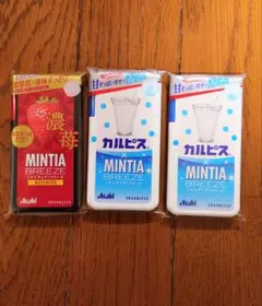 【匿名配送】新品未開封　ミンティア　カルピス　濃いちご　3個セットのサムネイル