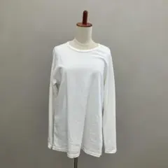 ハリウッドランチマーケット　ホワイト 長袖カットソー