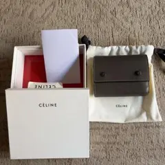 【美品激安】セリーヌ スモールフォールデッドマルチファンクション 三つ折り財布 2026年最新】セリーヌ スモール フォールデッド マルチファンクション