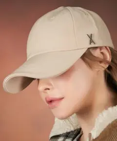 VARZAR. ベージュキャップ