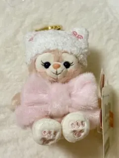 香港ディズニー　冬限定　リーナベルぬいぐるみキーチェーン