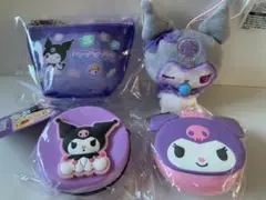 クロミ　グッズまとめ売り　ポーチ　マスコット　ミラー付きブラシ　4点セット