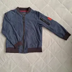 F.O.KIDS デニム風　ジップアップジャケット　120cm