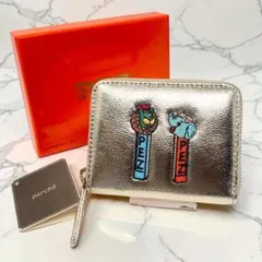 未使用 PEZ perche ear コラボジャバラ二つ折り財布 財布 ブルー