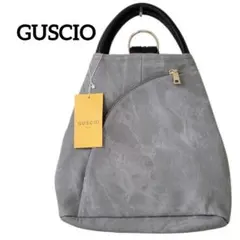新品 GUSCIO グッシオ デニムグレー 3WAYリュックサック バッグのサムネイル