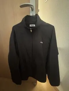 FILA ブラック ジップアップジャケット