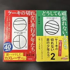 [2冊セット]「ケーキの切れない非行少年たち」「どうしても頑張れない人たち」