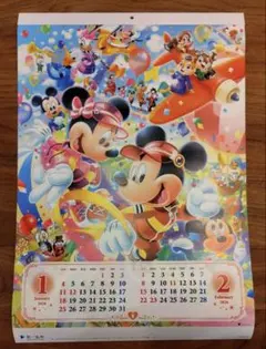 【新品未使用】第一生命 2026年 ディズニー 壁掛けカレンダー 6枚物のサムネイル