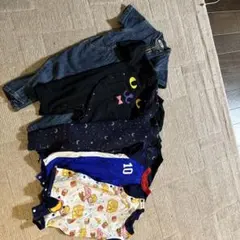 ベビーロンパース　5点セット（60〜90㎝）