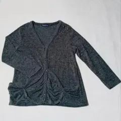 drug store's グレー カーディガン 長袖　匿名配送