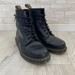 美品 Dr. Martens ブラックレザーブーツ 1460モデル 8ホール
