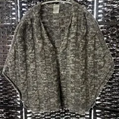 URBAN RESEARCH DOORS ケーブル編みポンチョ