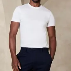 BANANA REPUBLIC LUXE TOUCH Tシャツ 白 XL