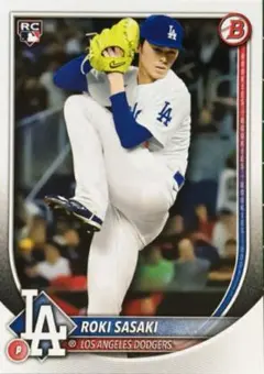 ☀️佐々木朗希 2025 topps BOWMAN RC ロサンゼルスドジャース
