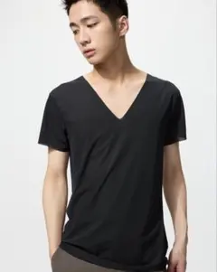 ユニクロ　UNIQLO エアリズム　デオドラント　メッシュ　vネック