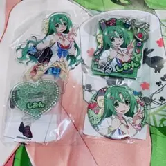 ひぐらしのなく頃に 園崎詩音 アクスタ アクキー 缶バッジ Webくじ セット