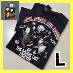 新品タグ付き　ナイトメアビフォアクリスマス　ロックショックバレル　Tシャツ